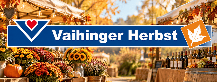 Fall festival Vaihinger Herbst banner