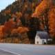 Small chapel in autumn in the Black Forest